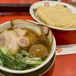 カドヤ食堂 - つけそば1600円＋大600円＋特選トッピング1150円