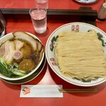 カドヤ食堂 - つけそば1600円＋大600円＋特選トッピング1150円