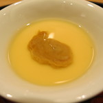 日本料理 太月 - このわた茶碗蒸し