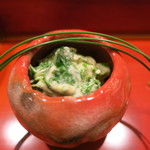 日本料理 太月 - 前菜　菜の花胡麻酢和え