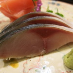 日本料理 太月 - 造り　千葉〆鯖　アップ