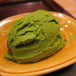 日本料理 太月 - デザート　抹茶アイス
