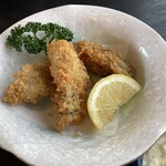 235713608 - ◉牡蠣フライ
                        　☘️サクサク衣が良かったです❗️
                        