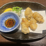 四季邸 - 牡蠣の天ぷら
