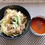 Menya Susuru - シビカラ肉のせつけ麺・自宅調理