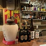 中華バール金柑 - 紹興酒は甕から注いでくれます