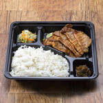 Beef tongue Bento (boxed lunch) bamboo