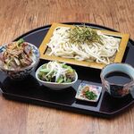 Sendai Gyuutan Date Sa-Mon Sandaime Bunji - 葱塩牛たん小丼とうどん御膳