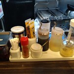 元祖 中華つけ麺 大王 - 卓上調味料