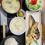 Nomidokoro Shinka - 鯖の塩焼き定食！美味しい！