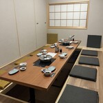 ふぐ政 - 掘りごたつ式が嬉しいね(*ˊ˘ˋ*)｡♪:*°綺麗なお部屋です。