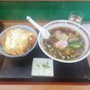 冨士久食堂  - カツ丼900円 しょうゆラーメン600円