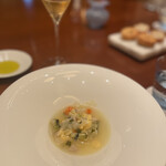 リストランテ カーサ瀬戸内 - 食べるスープ　讃岐コーチン