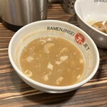 Ramen Jinsei Jetto - スープ割り投入