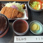 Tonkatsu Tomita - ロースかつ定食