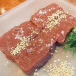 Exquisite! Wagyu liver sashimi style