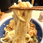 本格手打 もり家 - オテンカスと絡んでいい具合