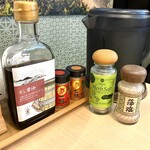 本格手打 もり家 - だし醤油いつ使うか考えるなぁ