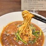 粋麺あみ乃や - 麺、、、団子みたいに絡まってて重いっ！！