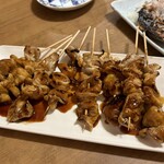 焼鳥 川名 - ⚫️白もつ串154円