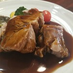 キッチン ブルー グローブ - ポシェの大きさを、何度もアップ