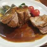 キッチン ブルー グローブ - 好物のハニーバルサミコソースも並々、嬉しい限りです