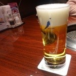 游玄亭 - 「生ビール（中）」（900円）