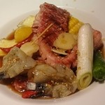 游玄亭 銀座 - 「壺漬カルビ焼」（3500円）壺からお皿に移しました