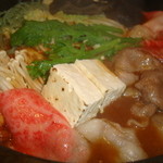 Yonezawa Gyuu Ooki Kongoukaku Sukiyaki Shabushabu Bishamon - 