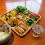 風にふかれて - バランスよくお食事できます