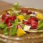 Special bresaola of A5 Japanese black beef ~ Homemade Prosciutto ~