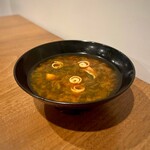 Red seaweed soup