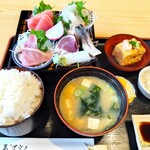 Kappou Mihara - 刺身定食1650円