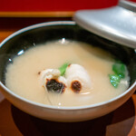 礼讃 - 料理写真:天然虎河豚の白子のお椀