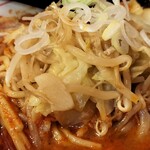 蒙古タンメン中本 - 具材アップ