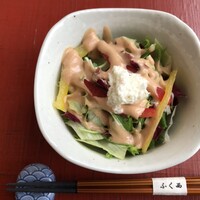 天ぷらふく西 禅と匠 - サウザンアイランドに粉チーズのドレッシング