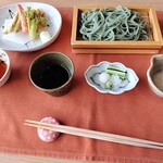 日本料理 縁 - よもぎの手打ちそば、天婦羅