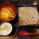 藪伊豆 - ミニカツ丼セット