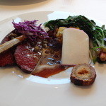 ラ・リューン - 蝦夷鹿ポワレ　ケッパーソース