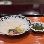 壽山 - 河豚薄造り