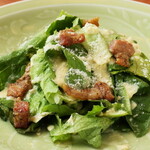 homemade bacon caesar salad