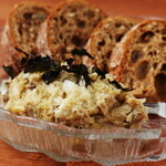 Mackerel rillettes made over the course of a day