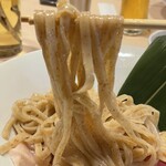 MIKOTO - 濃厚鶏白湯つけそば麺リフト