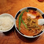 支那麺 はしご - 搾菜担々麺①