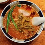 支那麺 はしご - 搾菜担々麺②