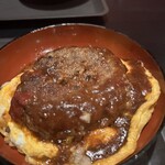 全席個室居酒屋 にっぽん市 - デミオムハンバーグ丼(デミオム)