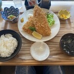 近江屋 - 真　極上　真あじフライ定食