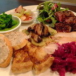 Wine Bar base - 前菜盛り合わせ：1200円(’14.01月金曜日)