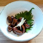 江戸そば マルノ - 穴子の肝しぐれ煮