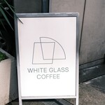 WHITE GLASS COFFEE - 